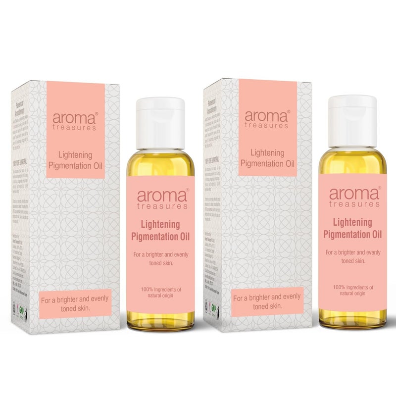 Aroma Treasures Lightening Pigmentation Oil Pack of 2 50ml X 2 - Image 1