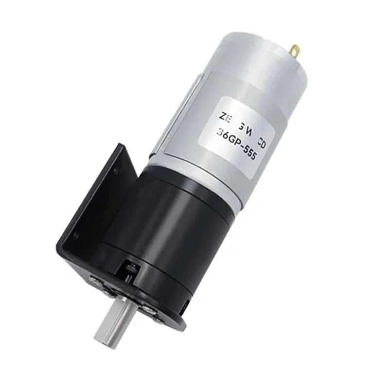 DC Planetary Gear Brush Motor 24V 30RPM High Torque Forward Reverse Adjustable Speed with Fixed Bracket - Image 1