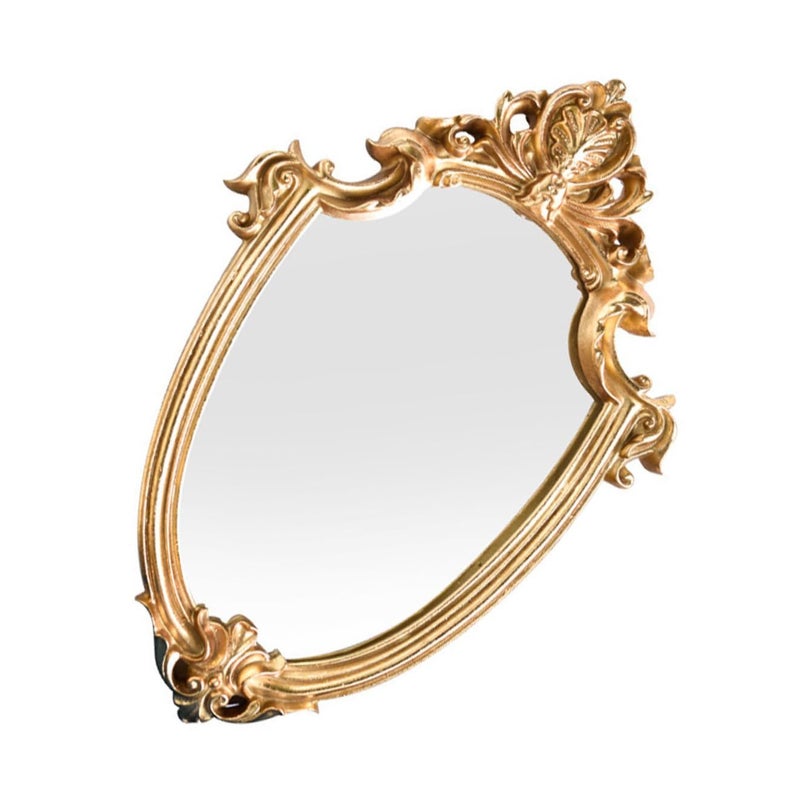 Vintage Royal Court Style Hanging Mirror Small For Bathroom Bedroom Decor - Image 2