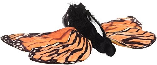 Folkmanis Monarch Life Cycle Reversible Hand Puppet Plush, Red-Orange/Purple/Black, 8" - Image 2