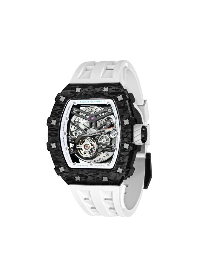 TSAR BOMBA Men's FKM RUBBER Automatic Watch TB8208CF-40 - 43.5*50.5 mm - Image 2