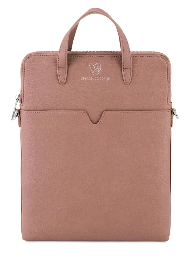 Veganologie Jupiter Laptop Bag 16" in Pink Made From 16 Recycled Bottles