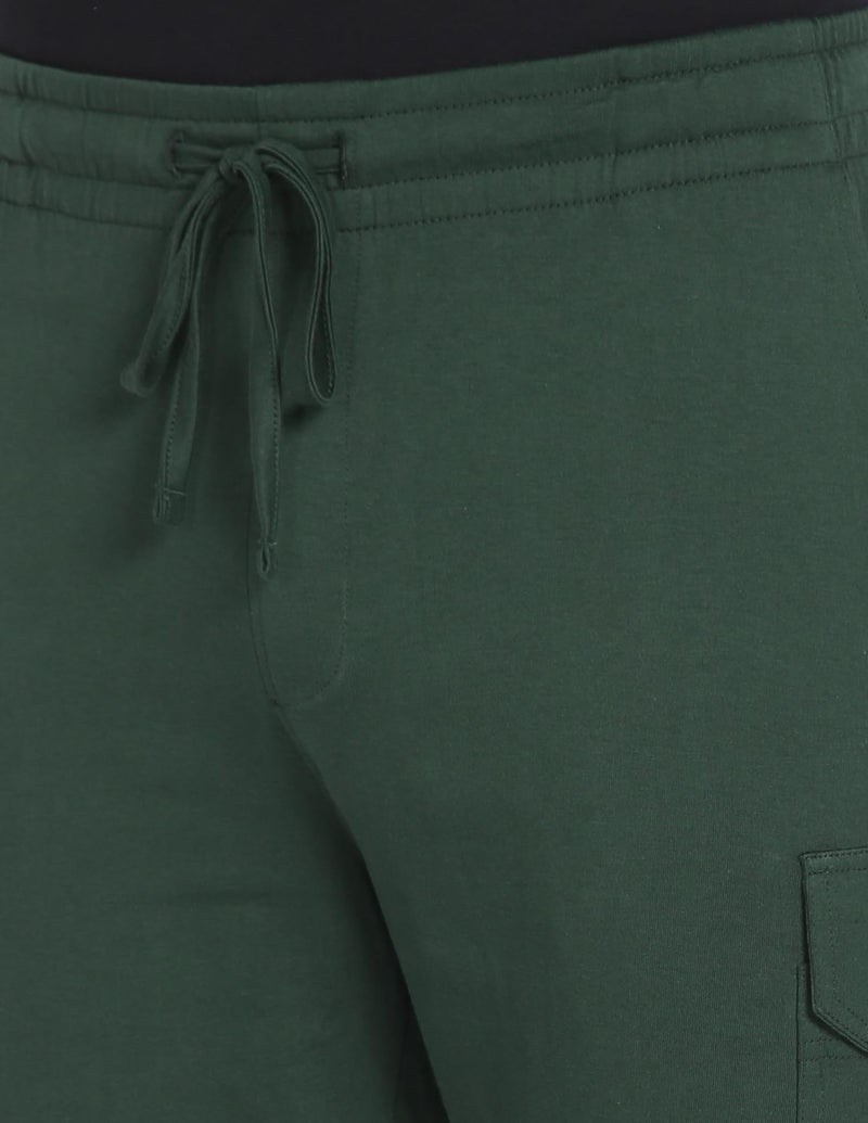 U.S. POLO ASSN. Lightweight Utility OJ002 Lounge Cargo Joggers - Pack of 1 (Bottle Green S) - Image 3