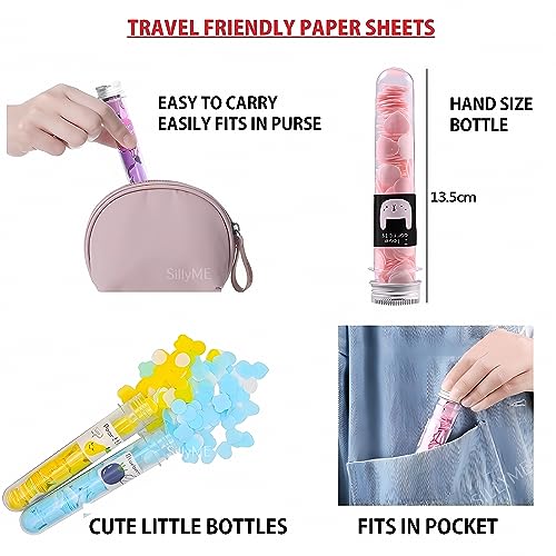 Funny Teddy Paper Soap Strips For Travel Essentials For Women Men - 2Pcs - Travel Accessories Dissolvable Soap Sheets For Hand Wash - Soap Paper Soap For Kids - Soap Sheets For Travel Soap Tube Box - Image 5