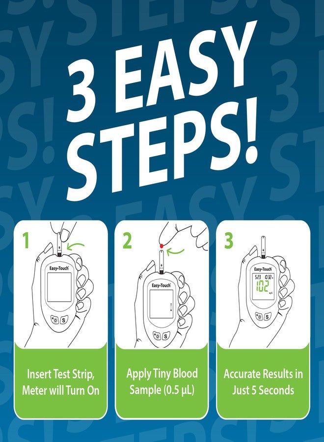 Easy Touch EasyTouch Blood Glucose Monitoring System (Test Strips Sold Separately - Image 4