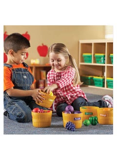 Cool Baby Toddler Kitchen Food Color Sorting Play Set For Home School Fruits And Vegetables Toys  - Image 3