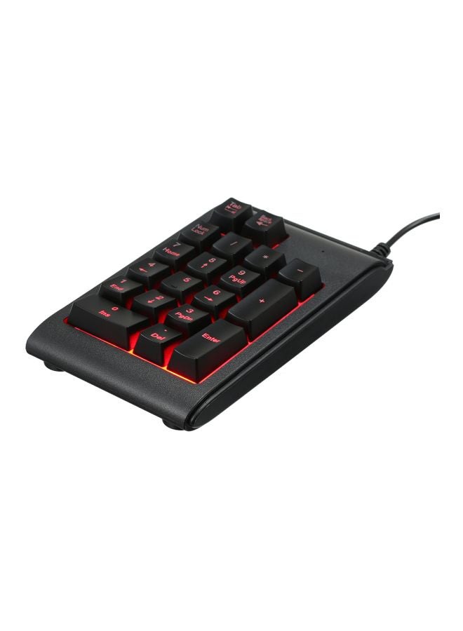 USB Wired Numeric Keypad Black - Image 2