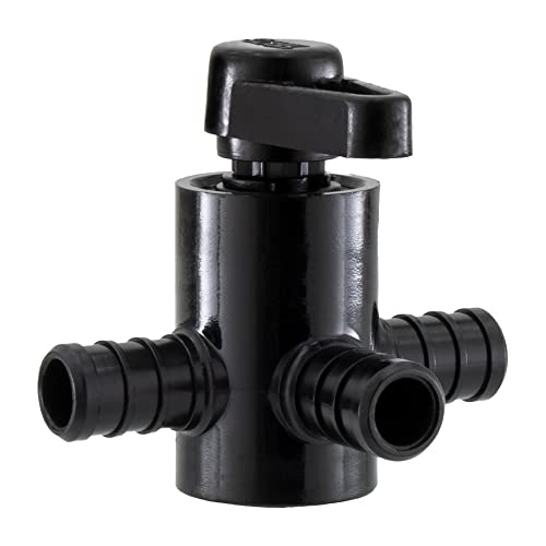 RecPro RV 1/2" Three Way by-Pass Valve | Shut Off Valve for Water Heater - Image 1