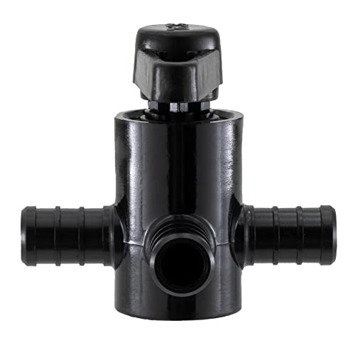 RecPro RV 1/2" Three Way by-Pass Valve | Shut Off Valve for Water Heater - Image 3