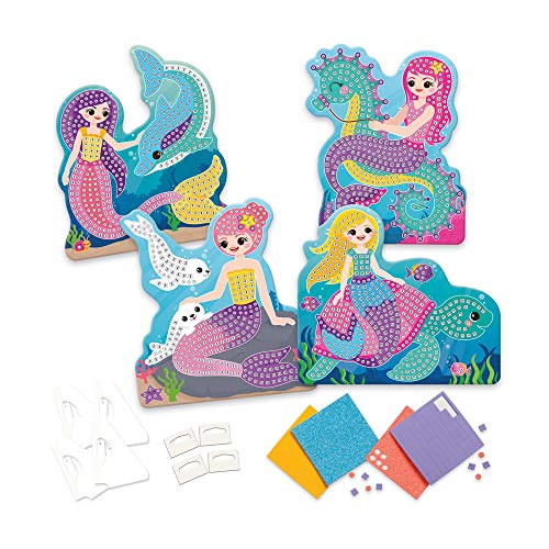 ORB The Factory Sticky Mosaics Mermaids Blue/Yellow/Orange/Purple, 12' x 2' x 10.75' - Image 2