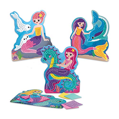 ORB The Factory Sticky Mosaics Mermaids Blue/Yellow/Orange/Purple, 12' x 2' x 10.75' - Image 3