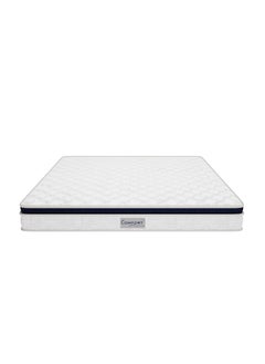 COMFORT MATTRESSES MFG Co Comfort Mattress Comfort Plus Pocket Spring Super Soft Foam Ultra Deluxe Support Pain Relief75x84x12 inchesKing SizeWhitecolor  - Image 4