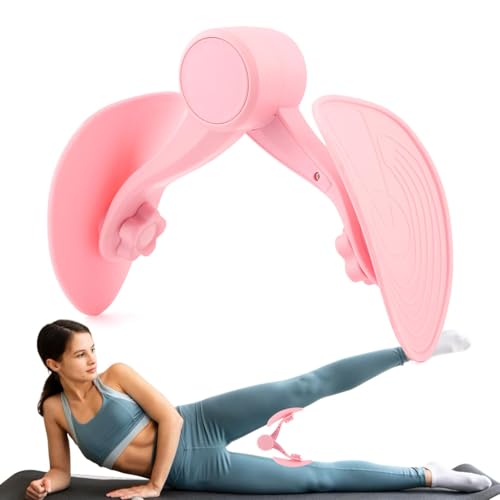 Ranjaner Thigh Exerciser for Women, Enhanced Resistance Hip and Pelvis Trainer, Under Desk Exerciser and Kegel Exercise Products for Women Home Gym(Color:Pink) - Image 1