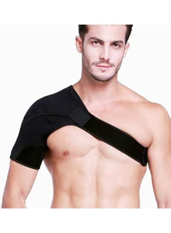 Shoulder Brace & Rotator Cuff Support – Adjustable Arm Sling and Compression Sleeve for Pain Relief, Strain Prevention, and Dislocation Protection – Fits Left & Right Arm - Image 1