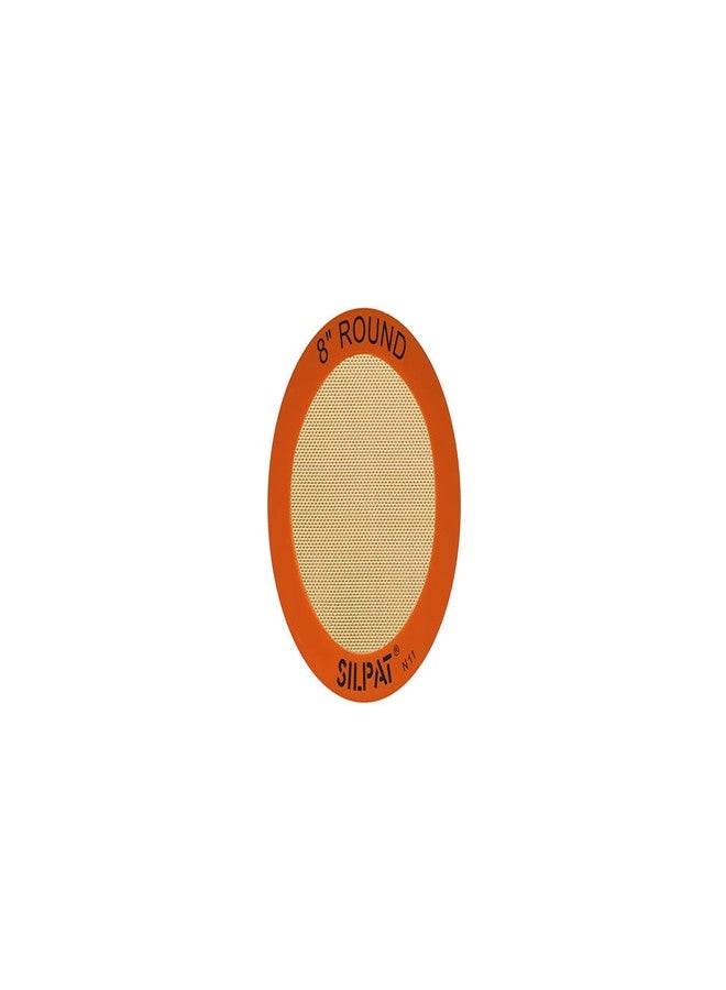 Silpat Round Cake Liner Non-Stick Silicone Baking Mat, 8", AH197-01 - Image 1