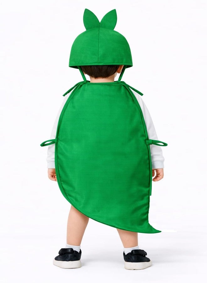 QuickBazaar Fruits & Vegetable Cutout Costume for Kids/Fancy Dress Costume & Stage Shows (Green Chilli Cutout, 3-4 Years) - Image 2