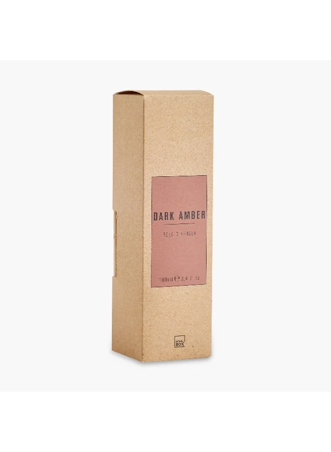 Home Box Nina Dark Amber Square Bottle Diffuser - 100 ml