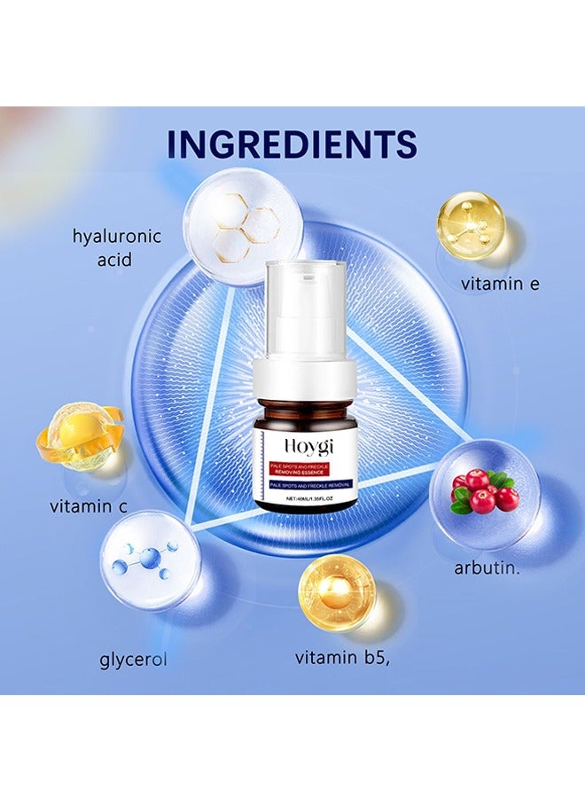 Hoygi Brigentening And Freckle Removing Essence,Whitening And Freckle Removing Essence, Magic Whitening Spot Cream, Vitamin C Whitening Freckle Cream, Anti-Spot Serum for Face 40ml  - Image 2