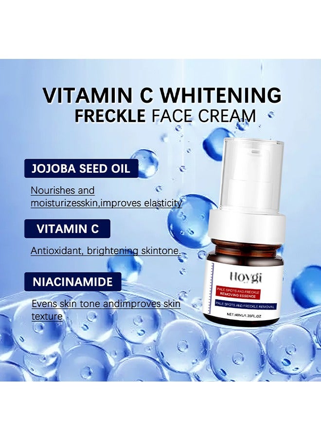 Hoygi Brigentening And Freckle Removing Essence,Whitening And Freckle Removing Essence, Magic Whitening Spot Cream, Vitamin C Whitening Freckle Cream, Anti-Spot Serum for Face 40ml  - Image 5