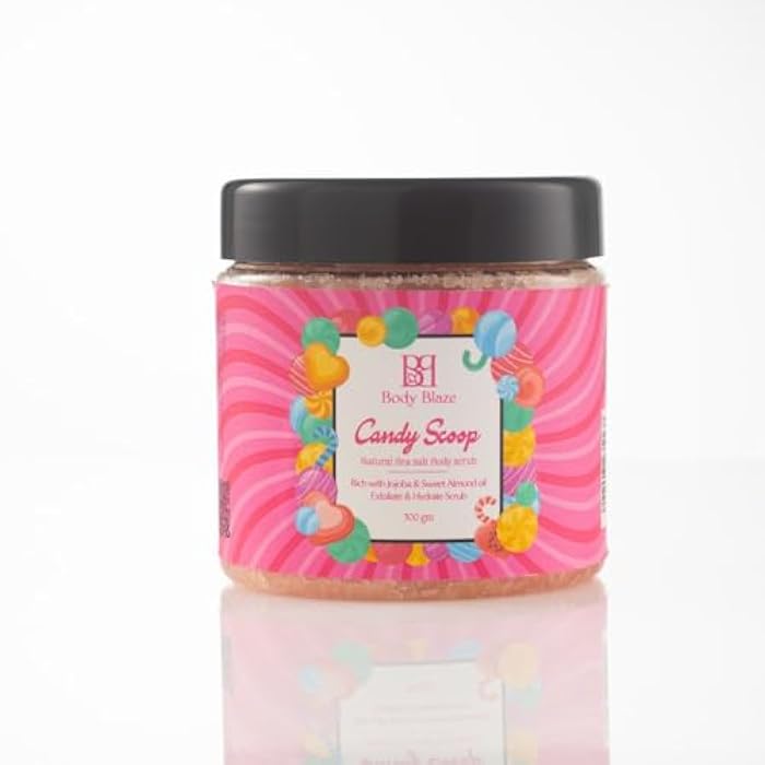 Body Scrub - Treat Your Skin to Sweet Nourishment (300Ml, Candy Scoop)