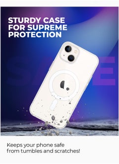 Raegr RAEGR iPhone 15 Case | Magnetic Case | Supports Mag-Safe Wireless Charging | Air Hybrid Protective MagFix Case/Cover Designed for iPhone 15 (6.1-Inch) 2023 - Crystal Clear RG10485  - Image 4