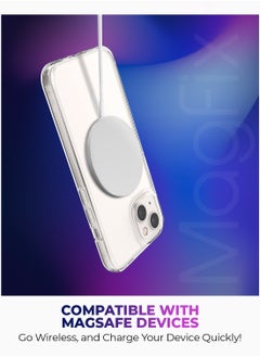 Raegr RAEGR iPhone 15 Case | Magnetic Case | Supports Mag-Safe Wireless Charging | Air Hybrid Protective MagFix Case/Cover Designed for iPhone 15 (6.1-Inch) 2023 - Crystal Clear RG10485  - Image 5
