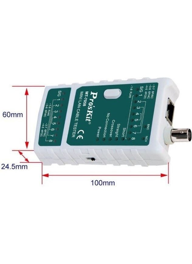 MT-7058 Mini Lan Cable Tester Test Device Compliant with All Security Standards