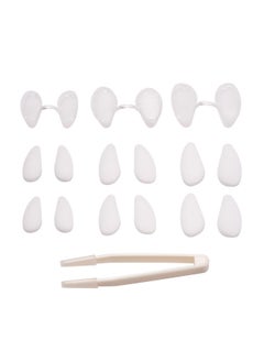 Invisible Nasal Filter Ultra-Breathable Nasal Filters Nasal Filters Nose Plugs for Smells with Mini-HEPA Filters Air Filtration from Pollen Dust Smoke Small + Medium + Large Narrow Shape