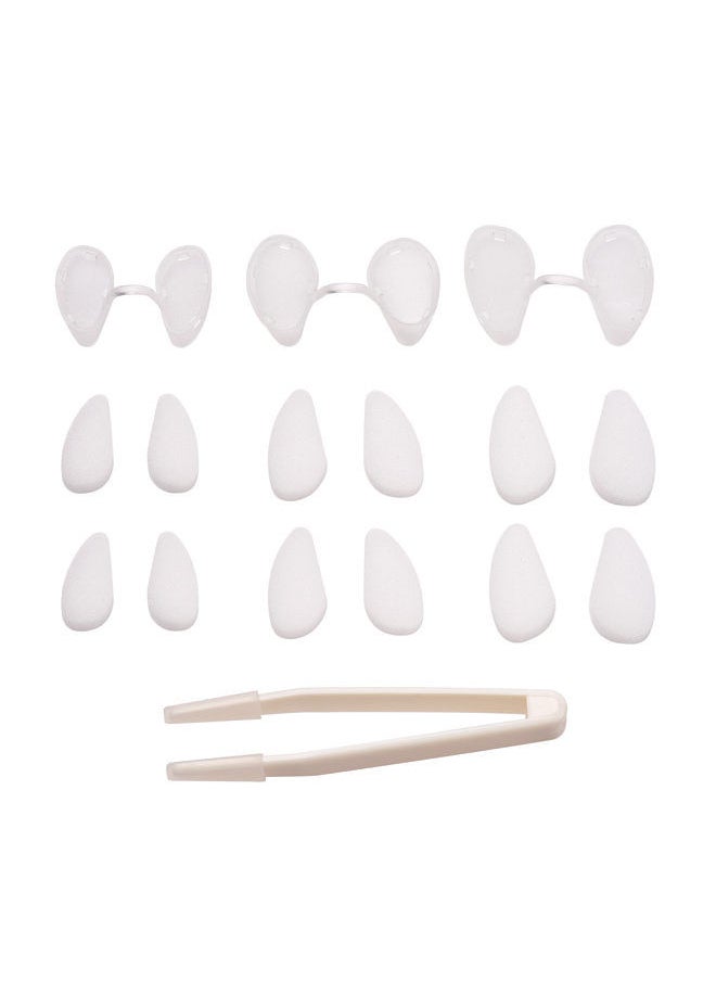 Generic - Invisible Nasal Filter Ultra-Breathable Nasal Filters Nasal Filters Nose Plugs for Smells with Mini-HEPA Filters Air Filtration from Pollen Dust Smoke Small + Medium + Large Narrow Shape - Image 1