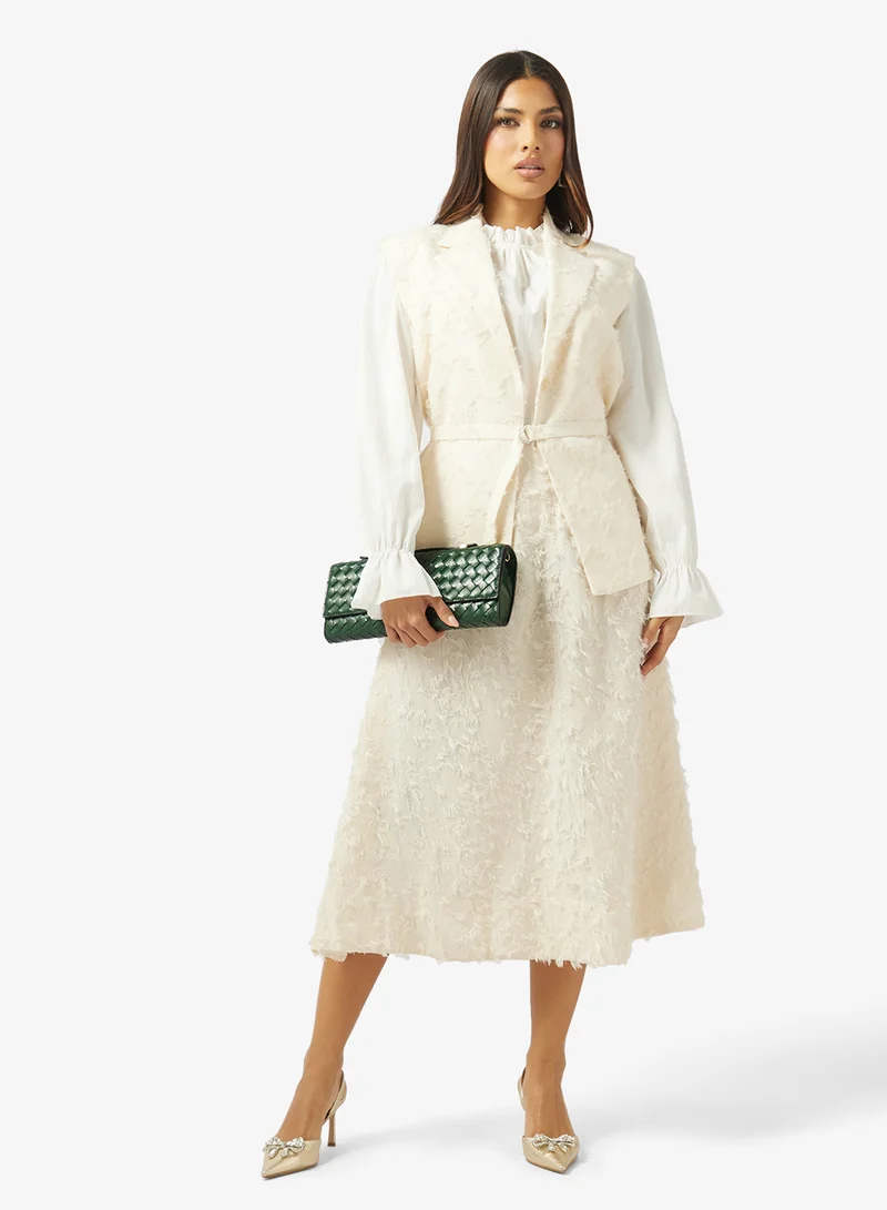 Khizana A-line Textured Skirt