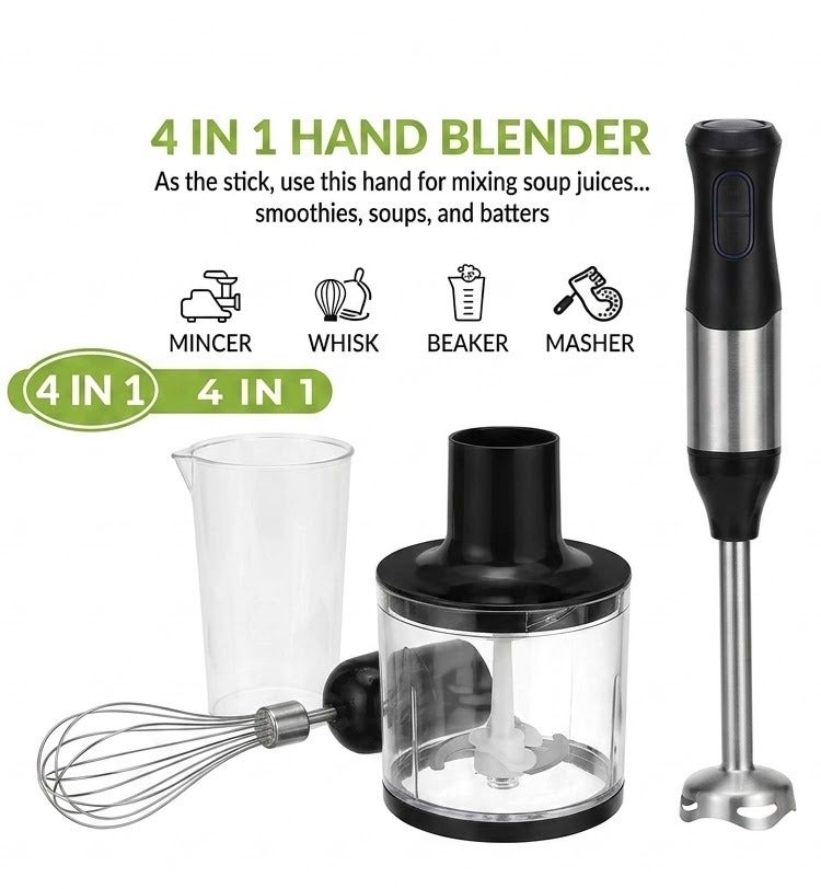 Sokany SK-1711-4 4-in-1 Hand Mixer, Food Processor, Egg Maker, 1000W, 1kg - Image 4