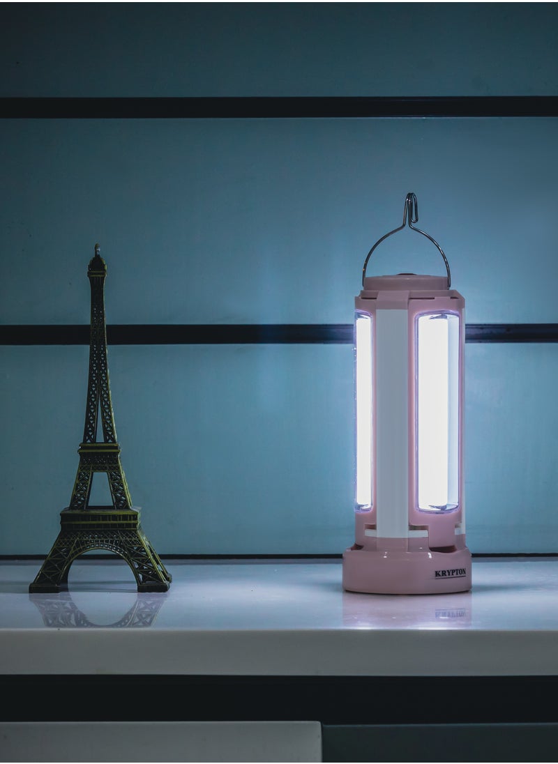 كريبتون - فانوس LED قابل لإعادة الشحن من كريبتون - KNE5178 - تصميم موفر للطاقة / وظيفة USB وبنك الطاقة / تصميم مدمج / محمول وخفيف الوزن مع وقت عمل يصل إلى 8 ساعات - Image 1