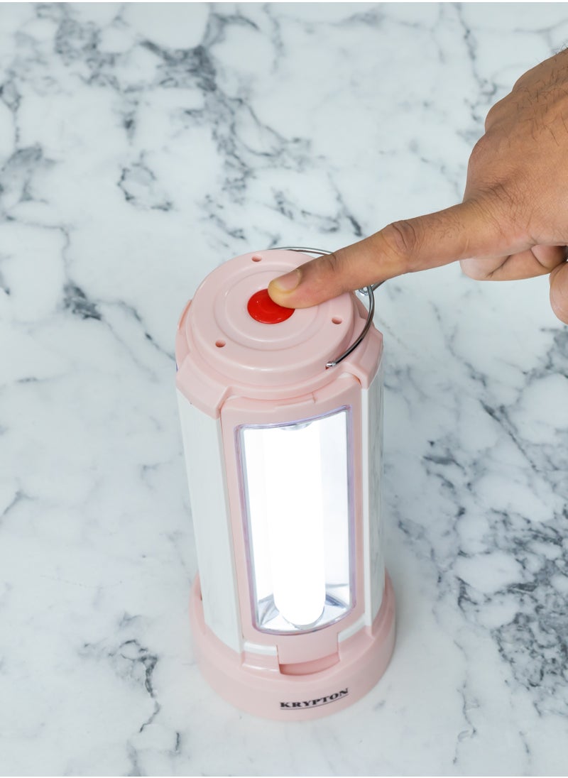 كريبتون - فانوس LED قابل لإعادة الشحن من كريبتون - KNE5178 - تصميم موفر للطاقة / وظيفة USB وبنك الطاقة / تصميم مدمج / محمول وخفيف الوزن مع وقت عمل يصل إلى 8 ساعات - Image 1