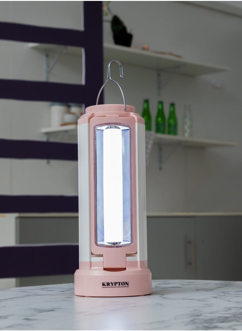 كريبتون - فانوس LED قابل لإعادة الشحن من كريبتون - KNE5178 - تصميم موفر للطاقة / وظيفة USB وبنك الطاقة / تصميم مدمج / محمول وخفيف الوزن مع وقت عمل يصل إلى 8 ساعات - Image 1
