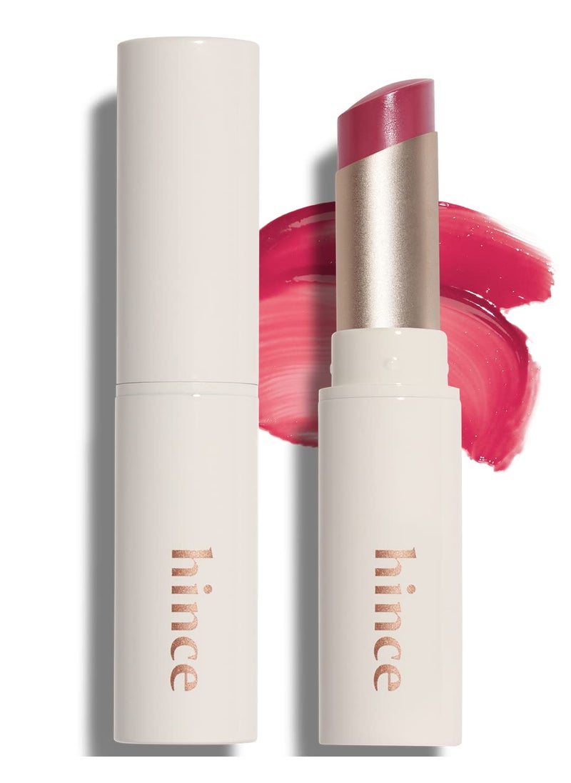 HINCE - HINCE Mood Enhancer Lip Glow Moisturizing Lip Balm with Shea Butter  Sweet Almond NonSticky and Longlasting Tinted Lip Tint with Buttery Balm Texture for Neutral Color 02oz 1 LET ME DEW 06 - Image 1