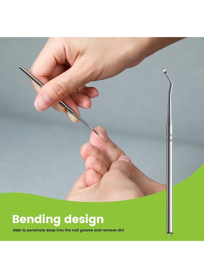 50 Ingrown Toenail Filler Sleeves Orthognathic Pads C-Shaped Nail Groove Pads Ingrown Toenail Correctors Pedicure Tools - Image 3