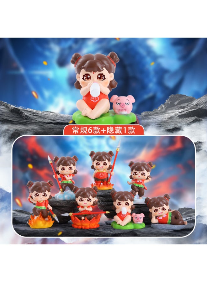 Internet Hot Warm Heart Small Party Blind Box Cute Home Desktop Bedside Table Ornaments Children's Toys And Gifts For Students