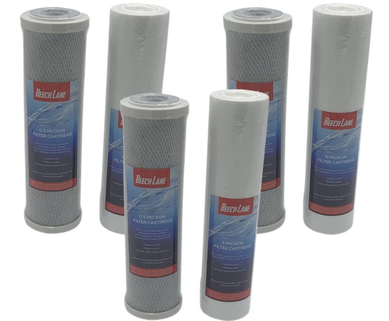 Beech Lane External RV Dual Water Replacement Filters  3 Sets