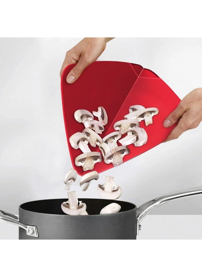 Joseph Joseph Duo Folding Chopping Board Red  - Image 2
