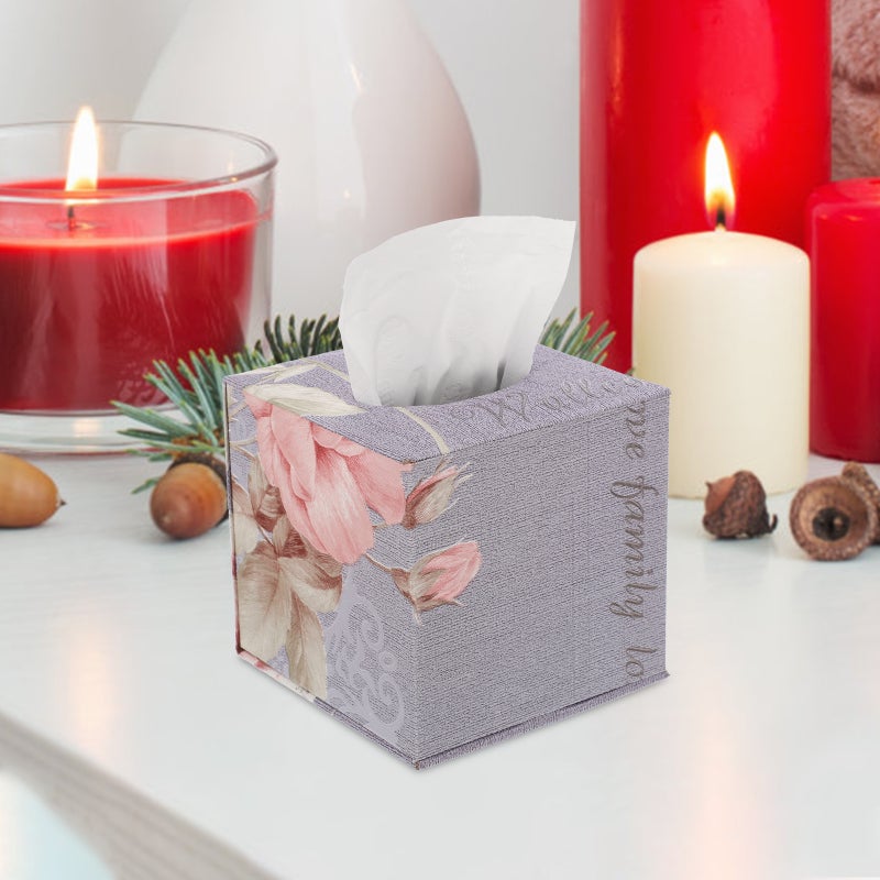 Reusable Tissue Box Decorative Napkin Holder Living Room Tissue Box Tissue Dispenser - Image 3