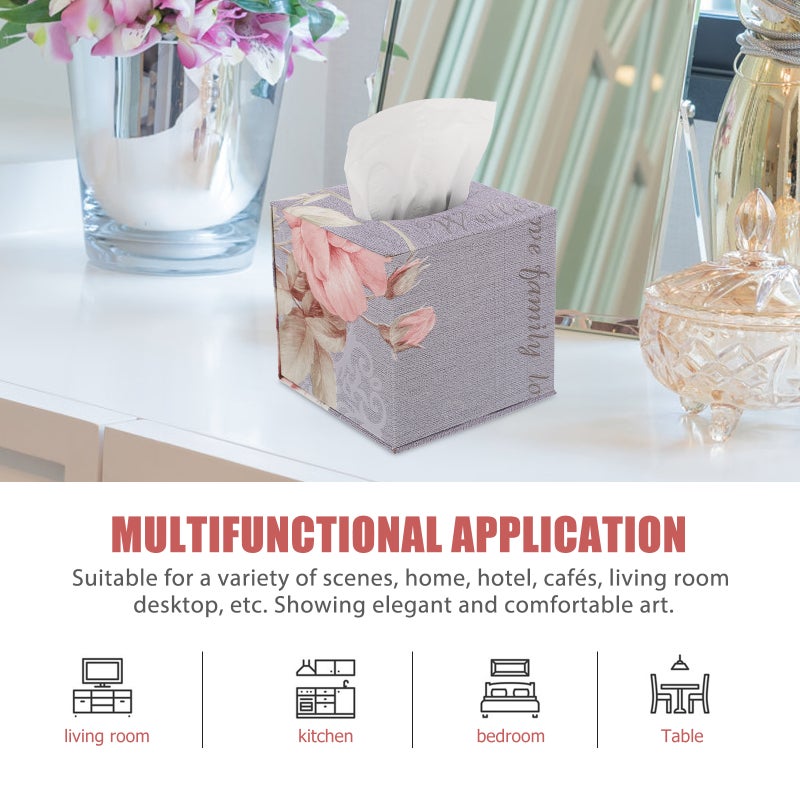 Reusable Tissue Box Decorative Napkin Holder Living Room Tissue Box Tissue Dispenser - Image 5