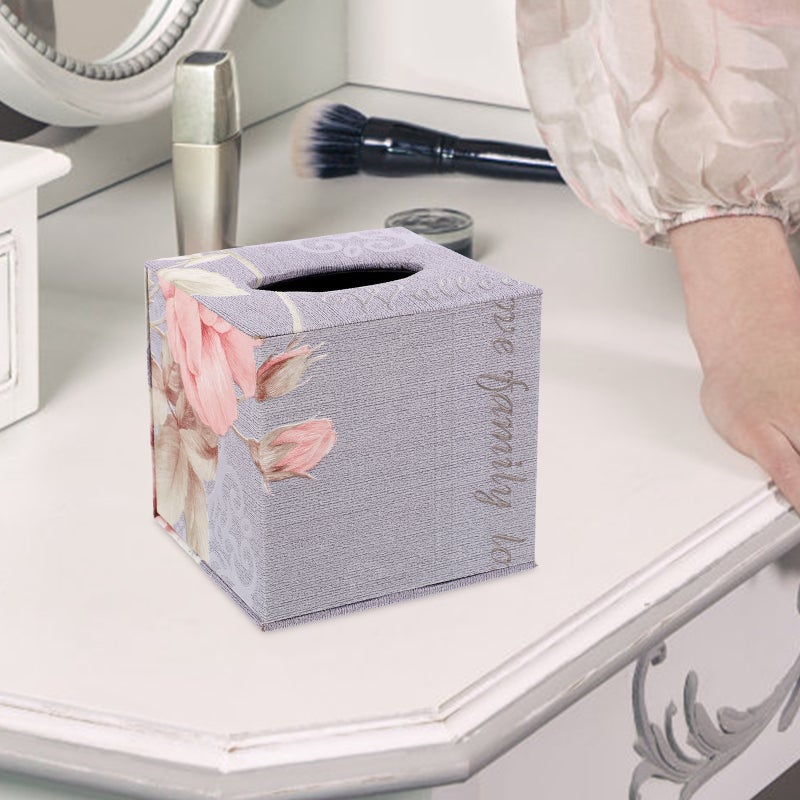 Reusable Tissue Box Decorative Napkin Holder Living Room Tissue Box Tissue Dispenser - Image 2