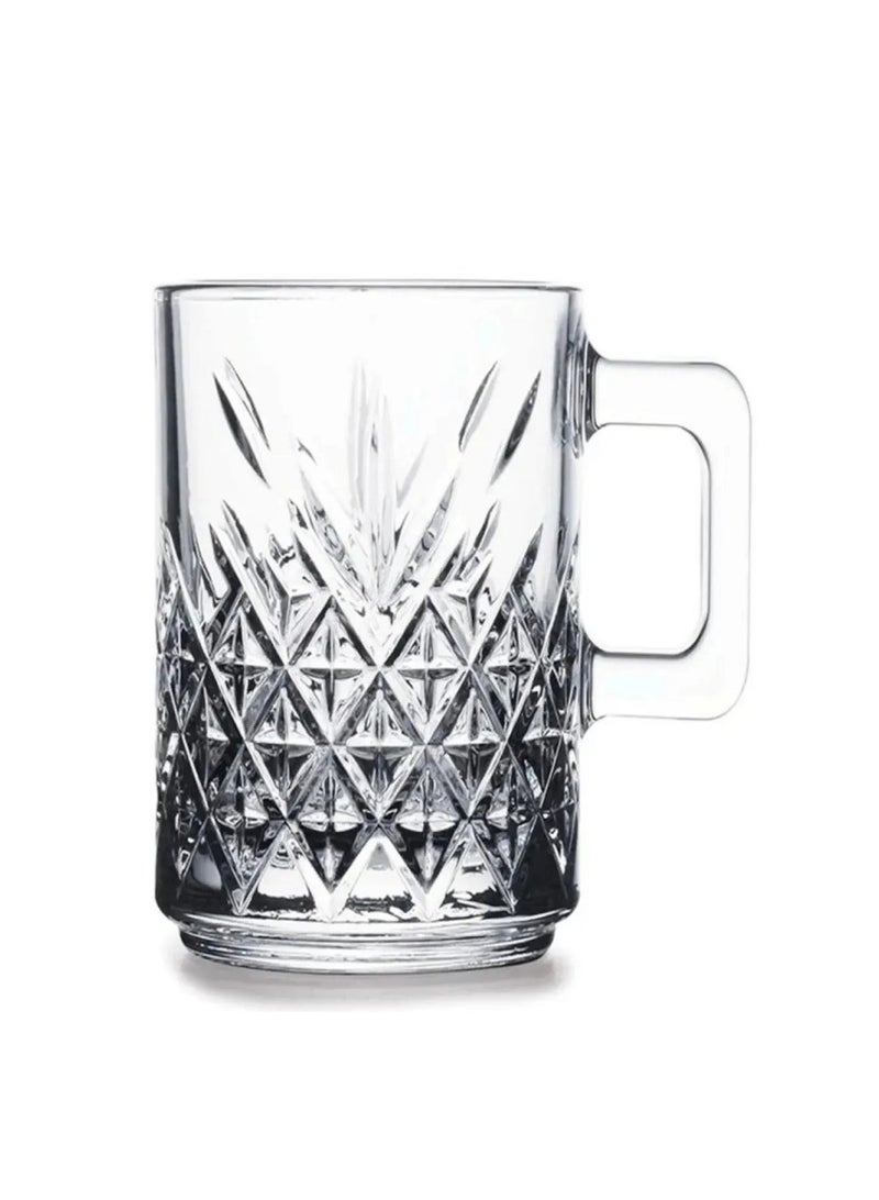 Pasabahce 2 Pieces Timeless Glass Mug Set 315 Ml Clear - Image 1