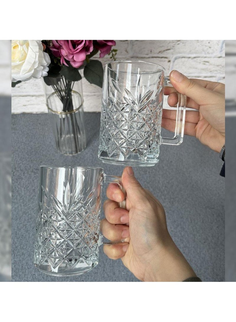 Pasabahce 2 Pieces Timeless Glass Mug Set 315 Ml Clear - Image 4
