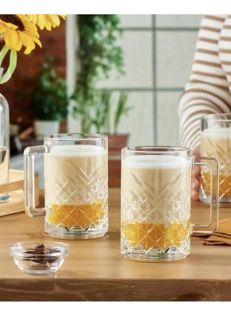 Pasabahce 2 Pieces Timeless Glass Mug Set 315 Ml Clear - Image 5