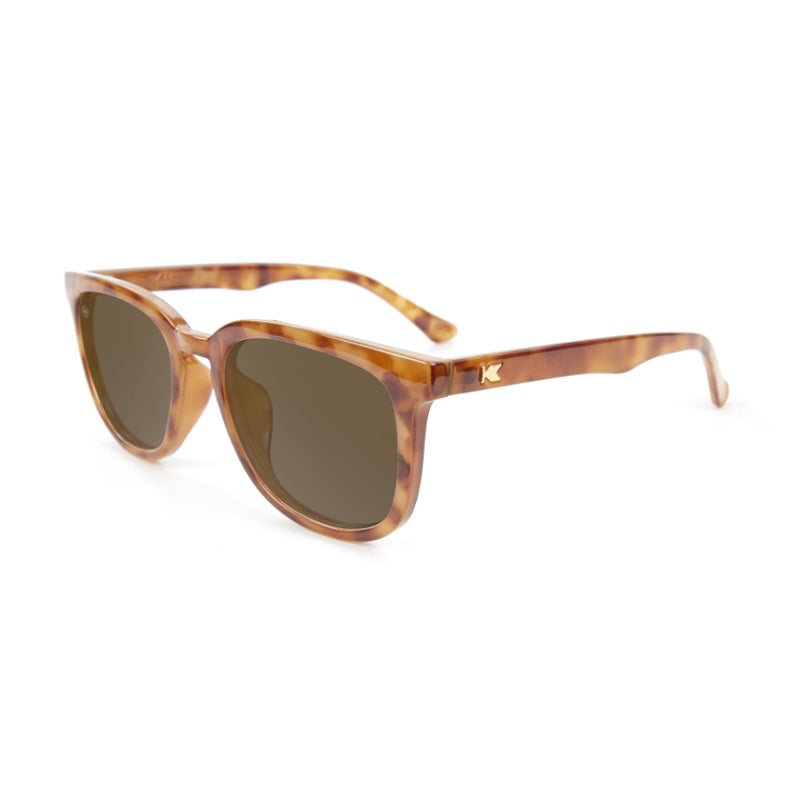 Knockaround Paso Robles Polarized Sunglasses for Women & Men - Impact Resistant Lenses & Full UV400 Protection, Blonde Tortoise Shell Frames/Brown Lenses - Image 1