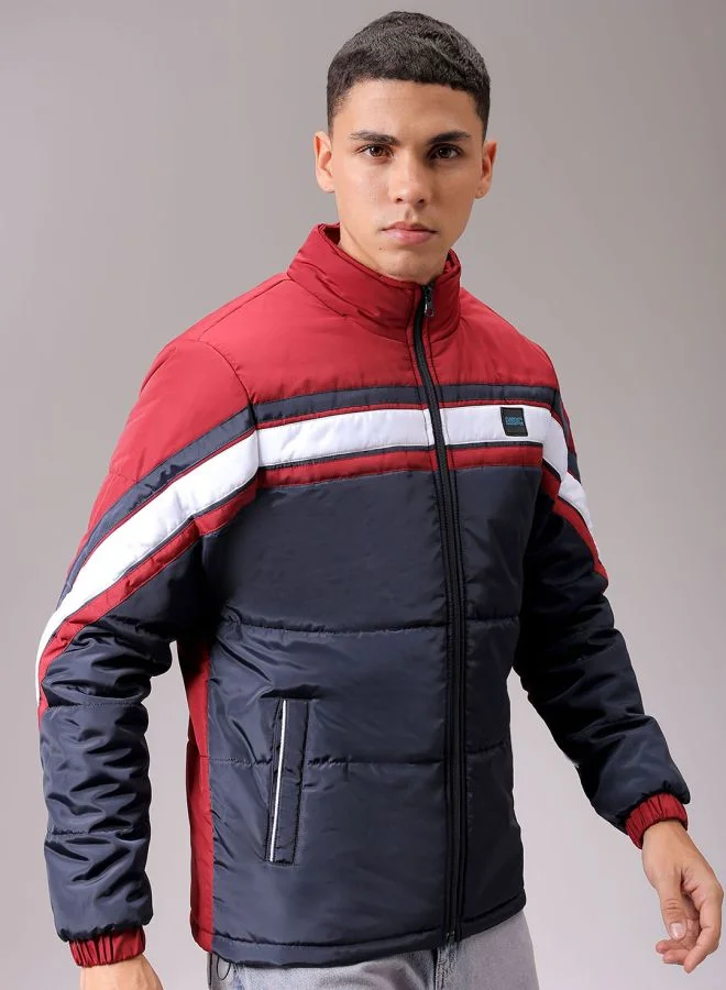 شركة المرآب الهندية Men Slim Fit Mix & Match Puffer Jackets