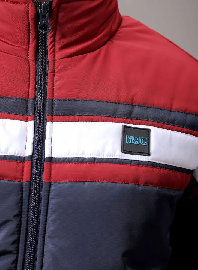 شركة المرآب الهندية Men Slim Fit Mix & Match Puffer Jackets