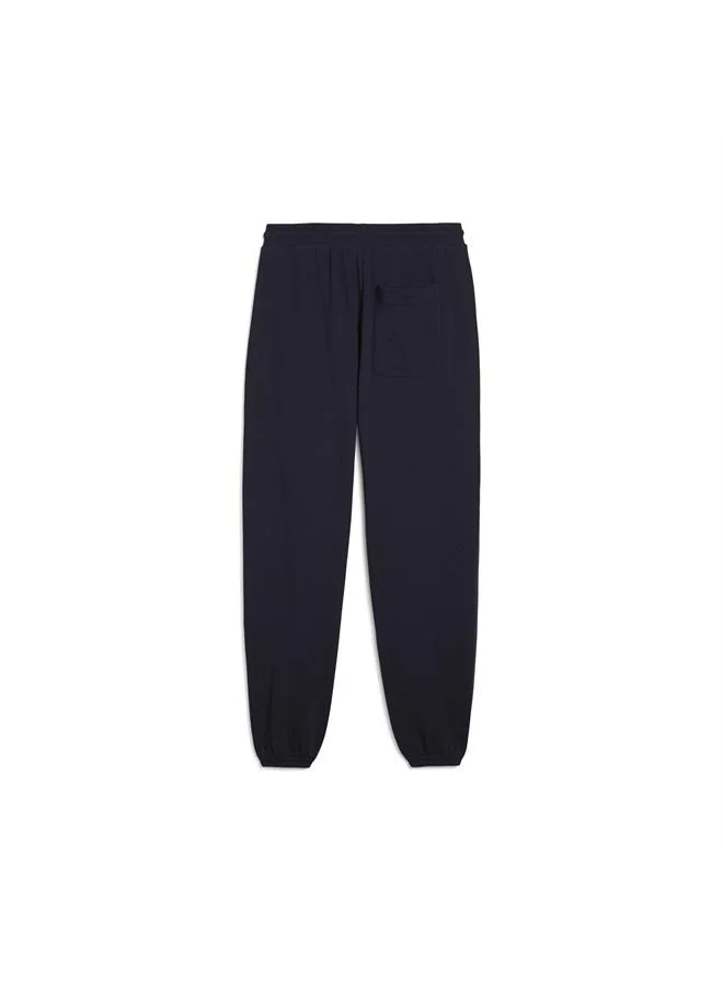 Puma New Navy Premium Essentials Relaxed Graphic Sweatpants Unisex for Men | Best Price UAE