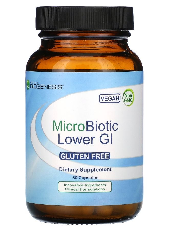 Nutra BioGenesis MicroBiotic Lower GI 30 Capsules